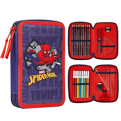 Trousse Spider-man marine double