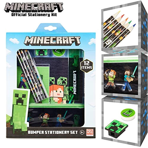 Trousse Minecraft noir beige variant 0 