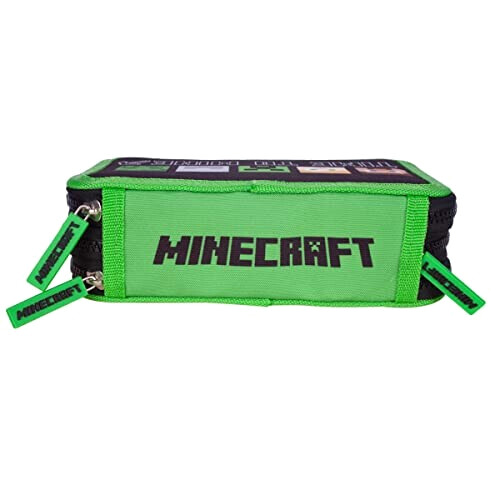 Trousse Minecraft couleuré 3 compartiments variant 3 