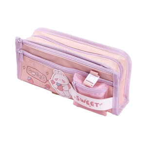 Trousse Lapin straberry rose