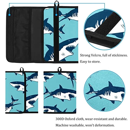 Trousse Requin multicolore 26x50.5 cm variant 0 