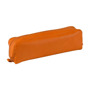 Trousse orange rectangulaire 21x4 cm